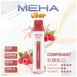 Alternative view of 台灣現貨 MEHA魅嗨一次性 VBar小白條8500口 拋棄式電子煙